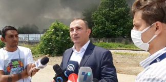 Стојанче: Хеликоптерите на МВР и цистерните од Скопје клучни во борбата со пожарот во Тетово