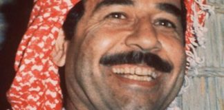 Садам Хусеин не ги изговори овие зборови до крајот, но се знаеше што сакаше да каже: Американски војници плачеа по него
